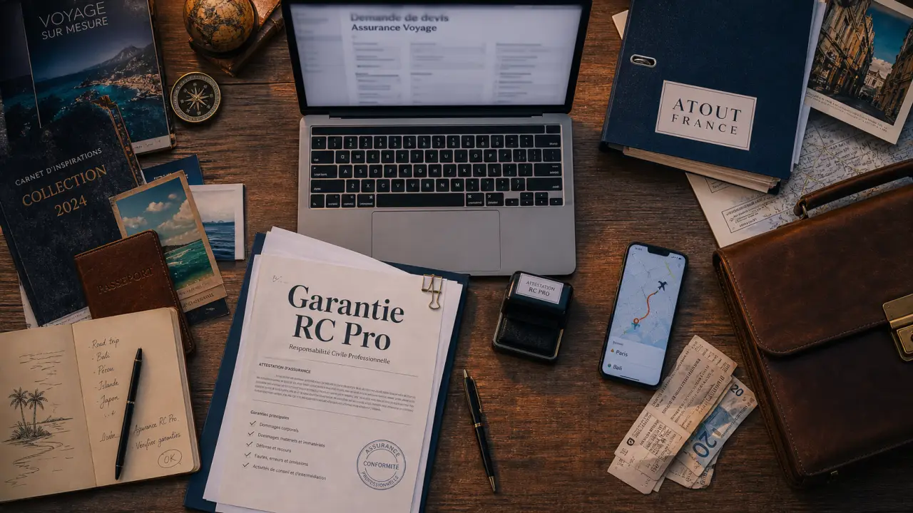 Assurance agence de voyage : RC Pro, garantie financière et locaux