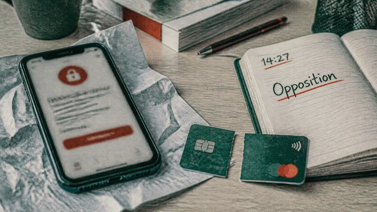 Carte bancaire perdue : opposition immédiate