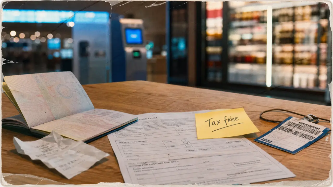 Global blue tax free : formulaire et passeport en aéroport