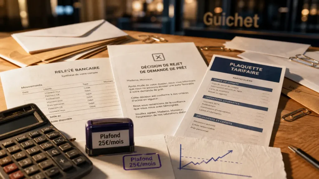 25 €, 20 € ou offre spécifique : le plafonnement des frais bancaires selon votre situation