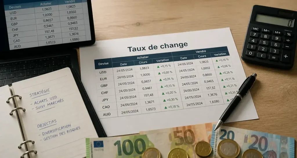 Taux de change de la Banque de France : accès aux données officielles et historique des parités