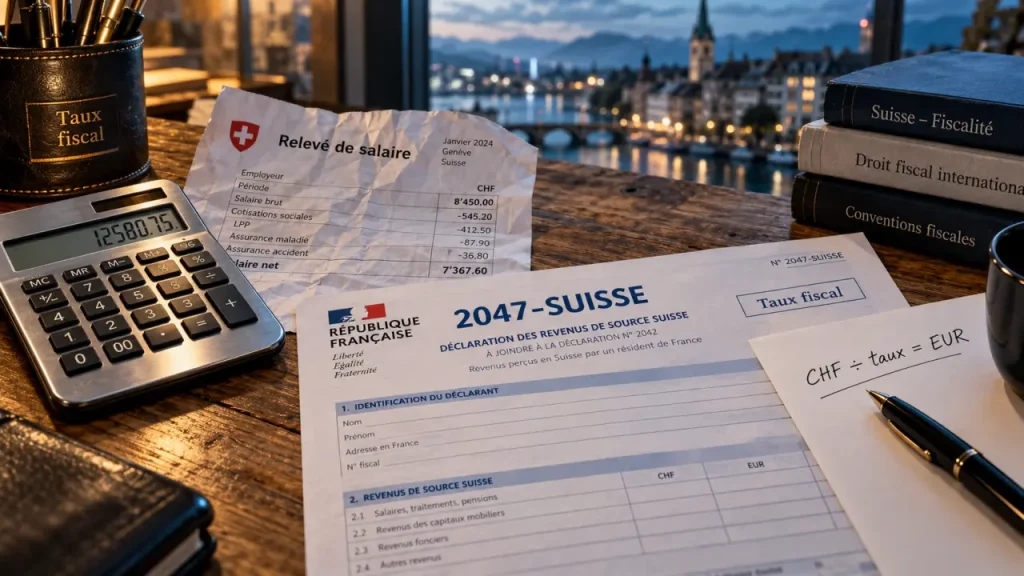 Impôt du frontalier en 2026 : taux annuel pour le salaire, cours du jour pour les revenus exceptionnels