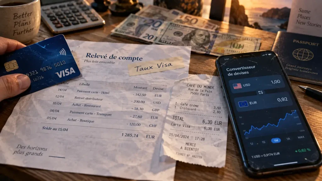Taux de change Visa : ce qui détermine vraiment le montant débité