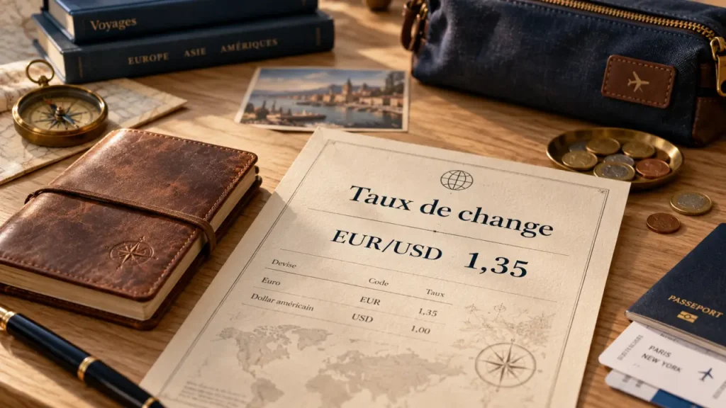 Définition du taux de change : lire EUR/USD sans inverser les monnaies