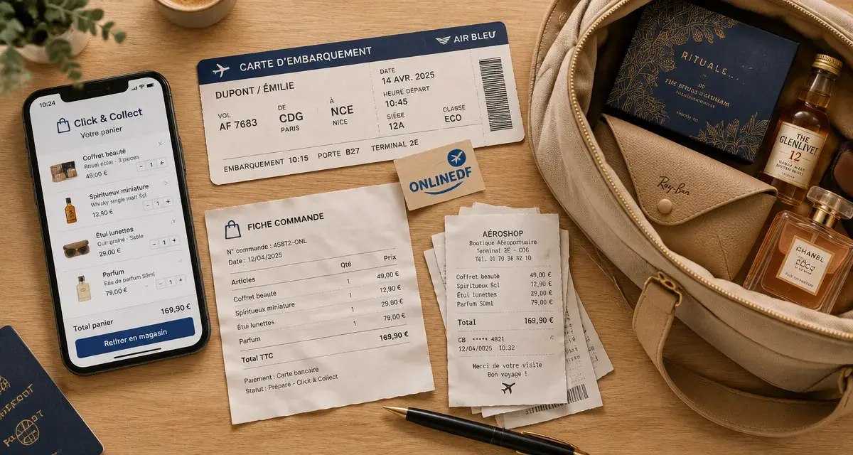 Duty free shopping in paris : Click & Collect à l’aéroport